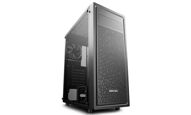 DEEPCOOL E-Shield E-ATX PC Case, Tempered Glass Side Panel