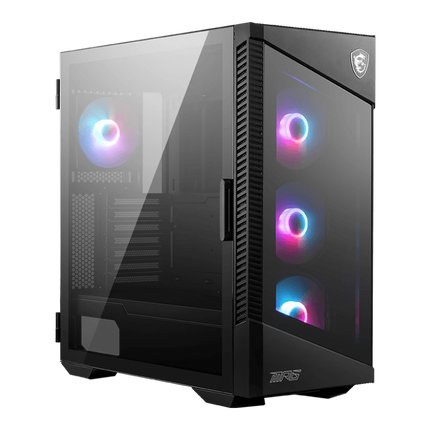 MSI MPG VELOX 100R Mid-Tower Case, Support For E-ATX / ATX / M-ATX / ITX, 2x 2.5\', 2x 3.5\', 7x Expansion Slots, 2x USB 3.2, 1x USB-C, 1x Audio 1x Mic