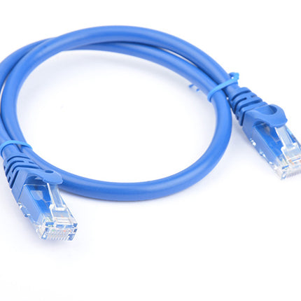 8WARE Cat6a UTP Ethernet Cable 25cm Snagless Blue