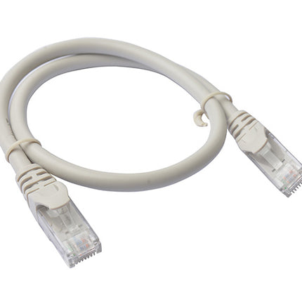 8WARE Cat6a UTP Ethernet Cable 25cm Snagless White