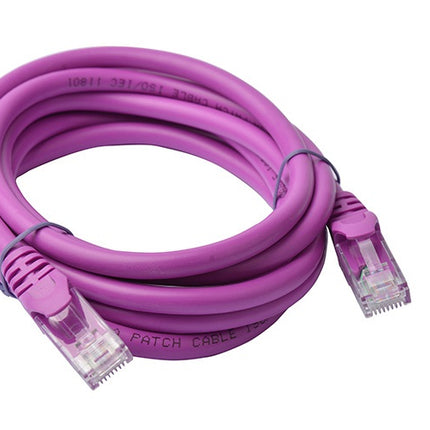 8WARE Cat6a UTP Ethernet Cable 2m Snagless Purple