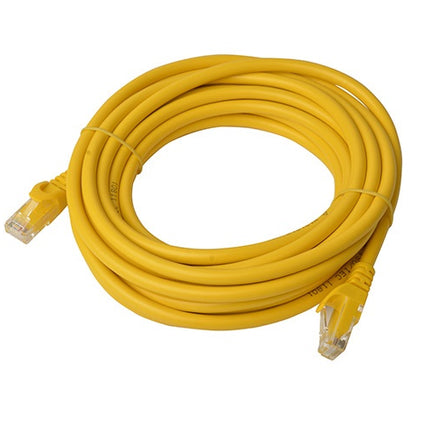 8WARE Cat6a UTP Ethernet Cable 5m Snagless Yellow