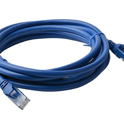 8WARE Cat 6a UTP Ethernet Cable, Snagless - 7m Blue LS