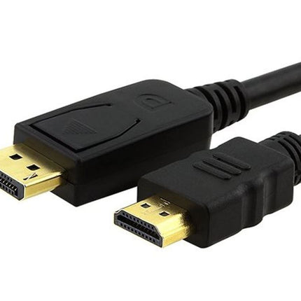 ASTROTEK DisplayPort DP to HDMI Adapter Converter Cable 2m - Male to Male 1080P Gold-Plated for PC/Laptop to HDTVs Projectors Displays CB8W-RC-DPHDMI