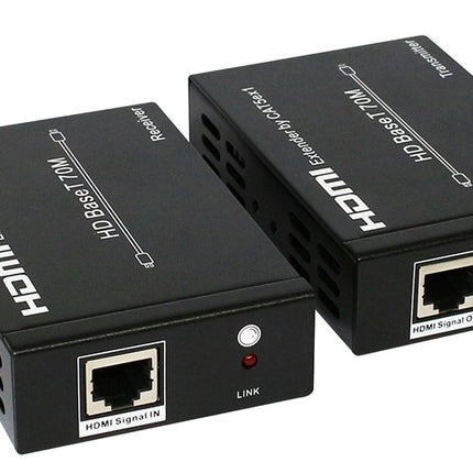 ASTROTEK HDMI Extender over RJ45 CAT5 CAT6 LAN Ethernet Network Converter Splitter for Foxtel Support 40m 4Kx 2K@30hz or 70m 1080p LS