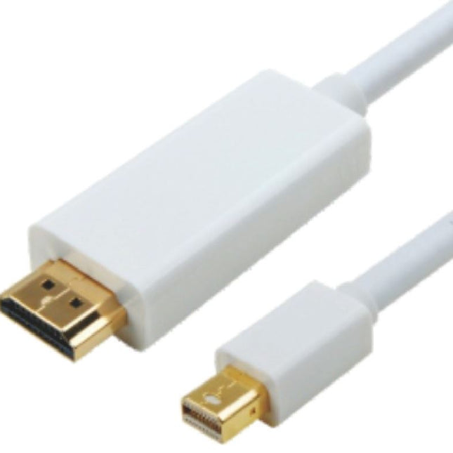 ASTROTEK Mini DisplayPort DP to HDMI Cable 3m - 20 pins Male to 19 pins Male Gold plated RoHS