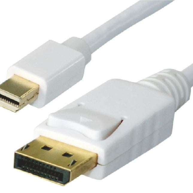 ASTROTEK Mini DisplayPort DP to DisplayPort DP Cable 2m - 20 pins Male to Male Gold Plated RoHS CBMDPMM2