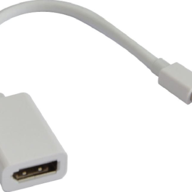 ASTROTEK Mini DisplayPort DP to DisplayPort DP Adapter Converter - 20 pins Male to Female Nickle Plated RoHS