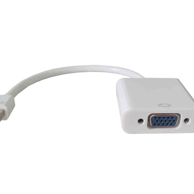 ASTROTEK Mini DisplayPort DP to VGA Adapter Converter Cable 20cm - Male to Female Gold Plated RoHS