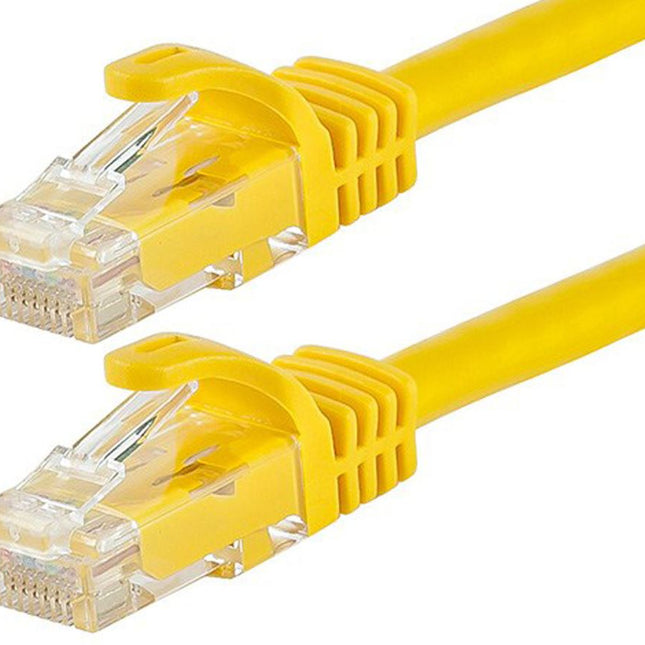 ASTROTEK CAT6 Cable 1m - Yellow Color Premium RJ45 Ethernet Network LAN UTP Patch Cord 26AWG-CCA PVC Jacket