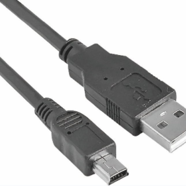ASTROTEK USB 2.0 Cable 1m - Type A Male to Mini B 5 pins Male Black Colour RoHS