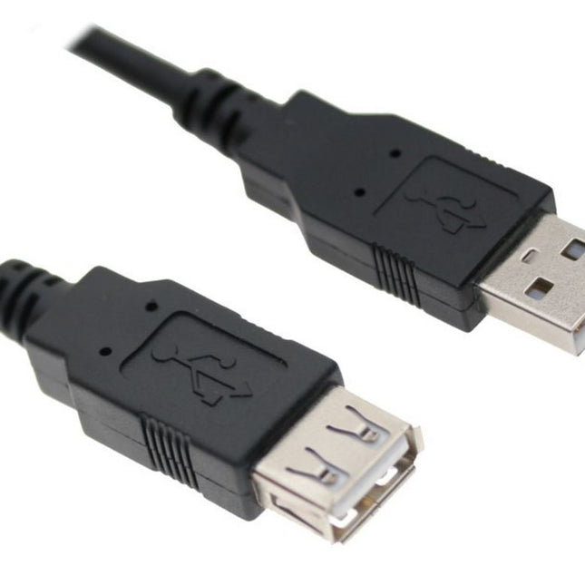 ASTROTEK USB 2.0 Extension Cable 30cm - Type A Male to Type A Female Transparent Colour RoHS CBAT-USB2-AA-1.8M