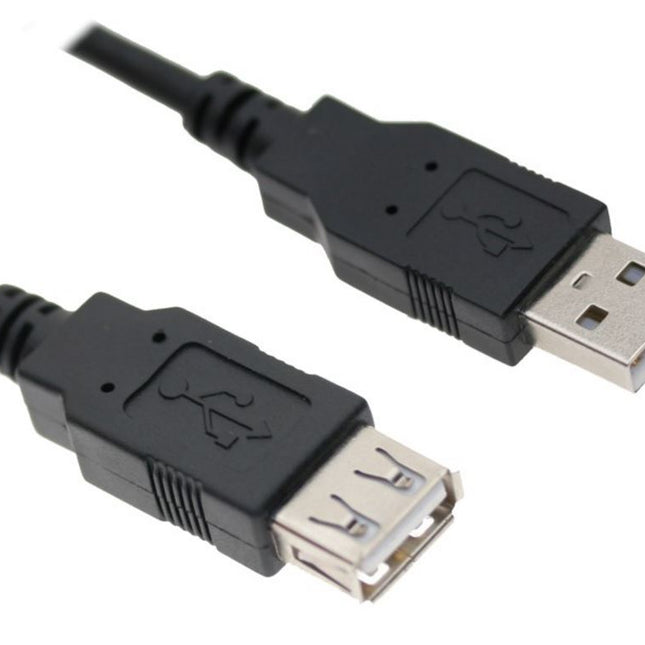 ASTROTEK USB 2.0 Extension Cable 2m - Type A Male to Type A Female Transparent Colour RoHS CBAT-USB2-AA-3M