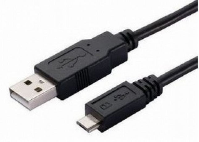 ASTROTEK USB to Micro USB Cable 3m - Type A Male to Micro Type B Male Black Colour RoHS
