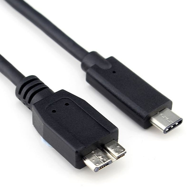ASTROTEK USB-C 3.1 Type-C Male to USB 3.0 Micro B Male Cable 1m
