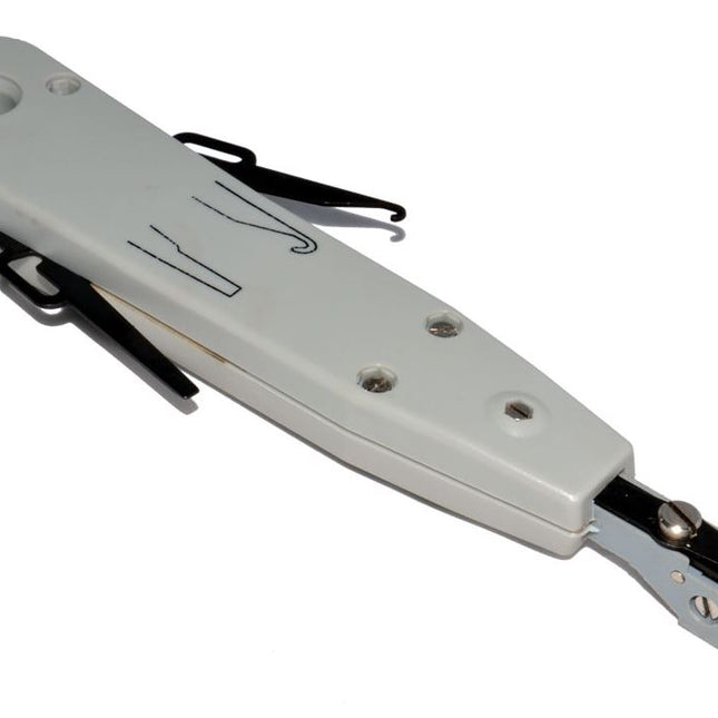 ASTROTEK Networking Punch Down Tool Multifunction Krone Type IDC/Network Wire Cat5 & Telephone Impact Terminal Insertion Grey Color LS