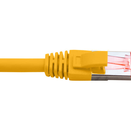 CABAC 2m CAT6 RJ45 LAN Ethernet Network Yellow Patch Lead