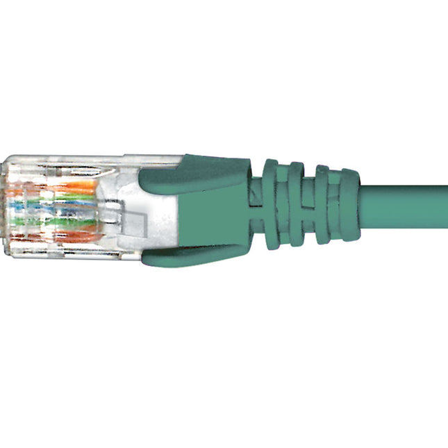 CABAC 50cm CAT6 RJ45 LAN Ethernet Network Green Patch Lead
