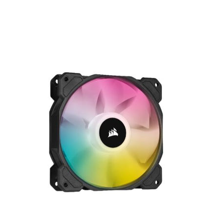 CORSAIR Black SP120 RGB ELITE, 120mm RGB LED PWM Low Noise, High CFM Fan with AirGuide, Single Pack
