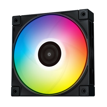 DEEPCOOL FC120 Cooling Fan, 120mm Performance RGB PWM, Cable Management With Dasiy Chainable Cable, RGB Power Interconnect, Reduce Cable Clutter