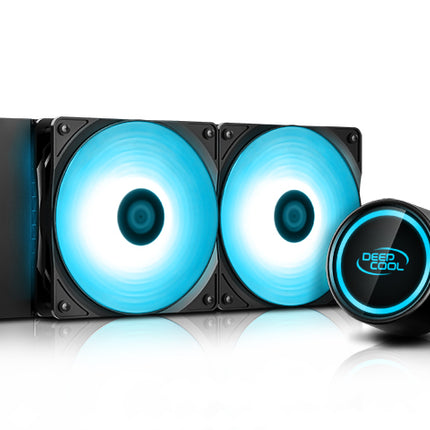 DEEPCOOL GAMMAXX L240 V2 RGB LED Liquid Cooler PWM Control, Super Silent Intel 165W LGA20XX/1366/1200/115X AMD 250W AM4 AM3+ AM3 AM2+ AM2 FM2+ FM2 FM1