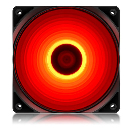 DEEPCOOL RF120R High Brightness Case Fan With Built-in Red LED (DP-FLED-RF120-RD)