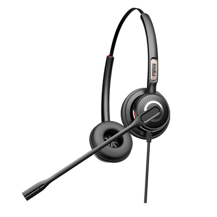 FANVIL HT202 Stereo Headset - Over the head design, perfect for any small office or home office (SOHO) or call center staff - RJ9 Connector
