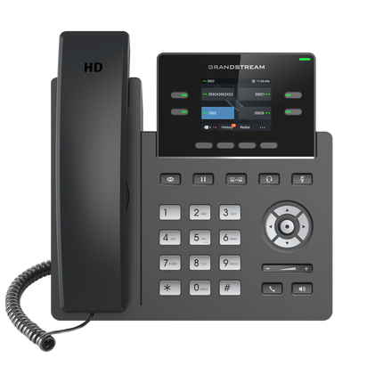 GRANDSTREAM GRP2612 4 Line IP Phone, 2 SIP Accounts, 320x240 Colour Screen, HD Audio