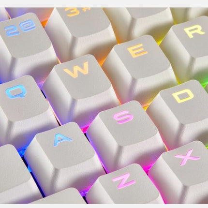 CORSAIR Gaming PBT Double-shot Keycaps Full 104/105-Keyset - White