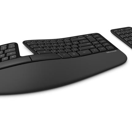 MICROSOFT WIRELESS SCULPT ERGONOMIC DESKTOP USB MOUSE & KEYBOARD - RETAIL BOX (BLACK)