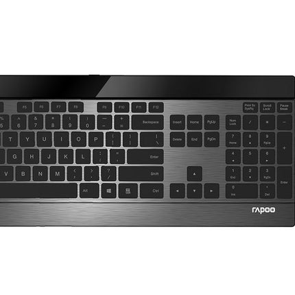 RAPOO 9900M Multi-mode Wireless Ultra-slim Keyboard & Mouse - Bluetooth 3.0, 4.0, 2.4G Multi-Mode Switch, Ultra-Slim Keys, Adjustable DPI