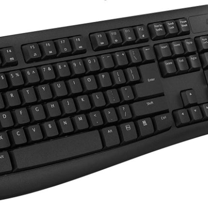 RAPOO X1800Pro Wireless Mouse & Keyboard Combo - 2.4G, 10M Range, Optical, Long Battery, Spill-Resistant Design,1000 DPI, Nano Receiver, Entry
