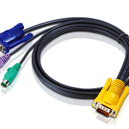 ATEN KVM Cable 1.8m with VGA & PS/2 to 3in1 SPHD to suit CS7xE, CS13xx, CS17xxA, CS17xxi, CL5xxx, CL10xx, KL91xx, KN91xx