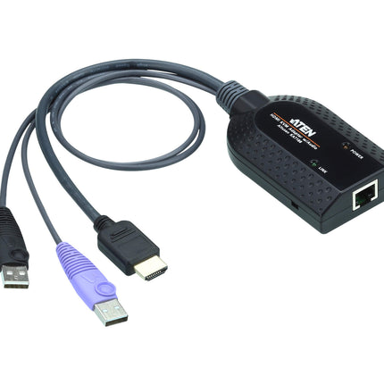 ATEN KVM Cable Adapter with RJ45 to HDMI & USB to suit KM and KN series