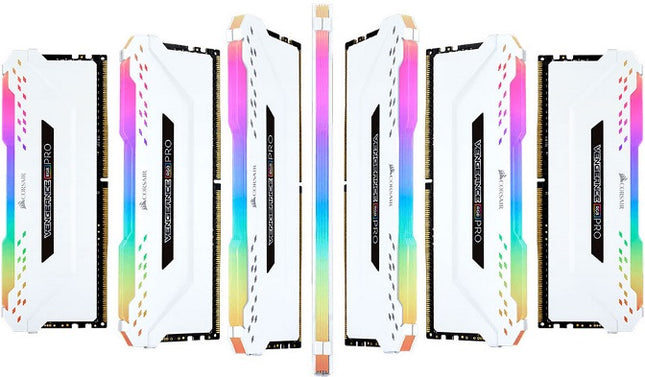 CORSAIR Vengeance RGB PRO 16GB 2x8GB DDR4 3600MHz C18 18-19-19-39 White Desktop Gaming Memory Intel XMP2.0 AMD Ryzen