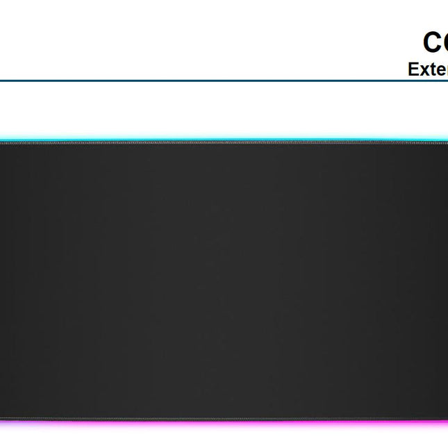 CORSAIR MM700 RGB POLARIS - Dynamic Three Zone RGB and low friction micro-texture surfacet for Ultimate Gaming Setup.930mm x 400mm x 4mm Mousemat