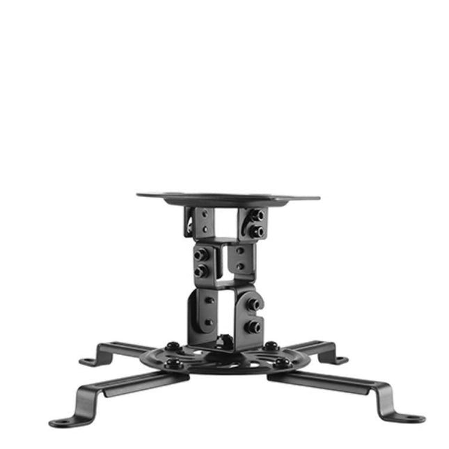 BRATECK Universal Ceiling Mount in Black Fit most Projectors Up to 13.5kg