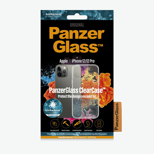 PANZER GLASS ClearCase  Apple iPhone 12/12 Pro - (0249), Scratch resistant, Anti greasy