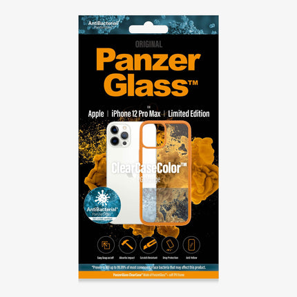 PANZER GLASS ClearCaseColor Applw iPhone 12 Pro Max - PanzerGlass Orange Limited Edition (0284) Most powerful ClearCase  ever
