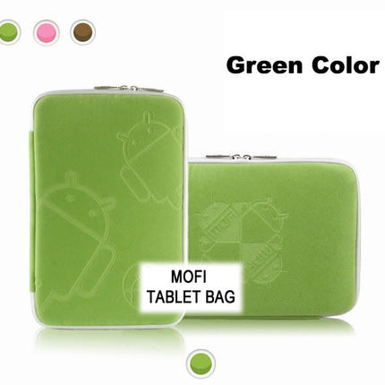 Tablet 10' MofiZip Case Green Andriod logo. Suit any 10' tab