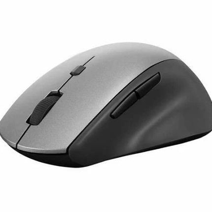 LENOVO ThinkBook Wireless Media Mouse - Compatible with Windows 10 and Windows 7, Up to 12 months Battery Life, 2.4Ghz Nano Receiver, Right Handed