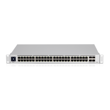 UBIQUITI UniFi 48 port Managed Gigabit Layer2 & Layer3 Switch - 48x Gigabit Ethernet Ports, 4x SFP+ Ports - Touch Display - GEN2