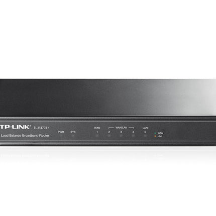TP-LINK TL-R470T+ Load Balance Broadband VPN Router PPPoE Server 4 WAN 1 LAN 3 Changeable Ethernet WAN/LAN Ports 10BASE-T