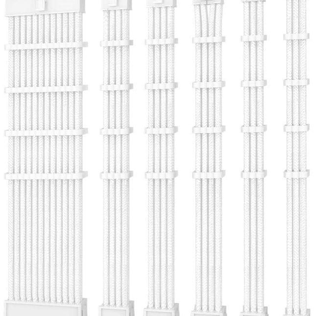 ANTEC PSU - Sleeved Extension Cable Kit V2 - White. 24PIN ATX, 4+4 EPS, 8PIN PCI-E, 6PIN PCI-E, Compatible with Standard PSU