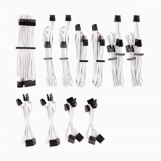 CORSAIR Corsair PSU - WHITE Premium Individually Sleeved DC Cable Pro Kit, Type 4 Generation 4