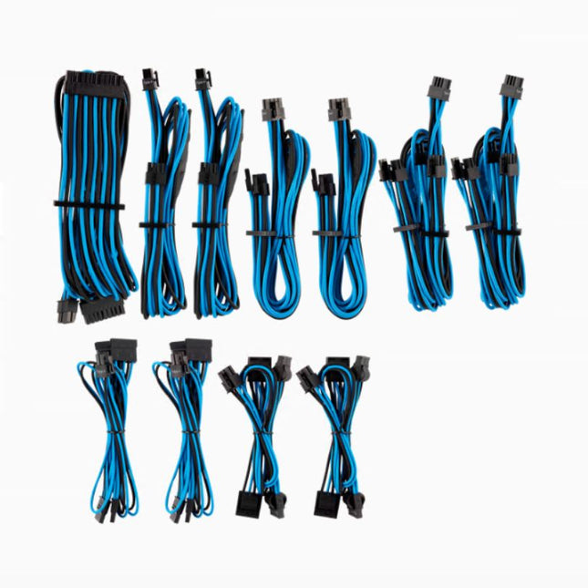 CORSAIR Corsair PSU - BLUE/BLACK Premium Individually Sleeved DC Cable Pro Kit, Type 4 (Generation 4)