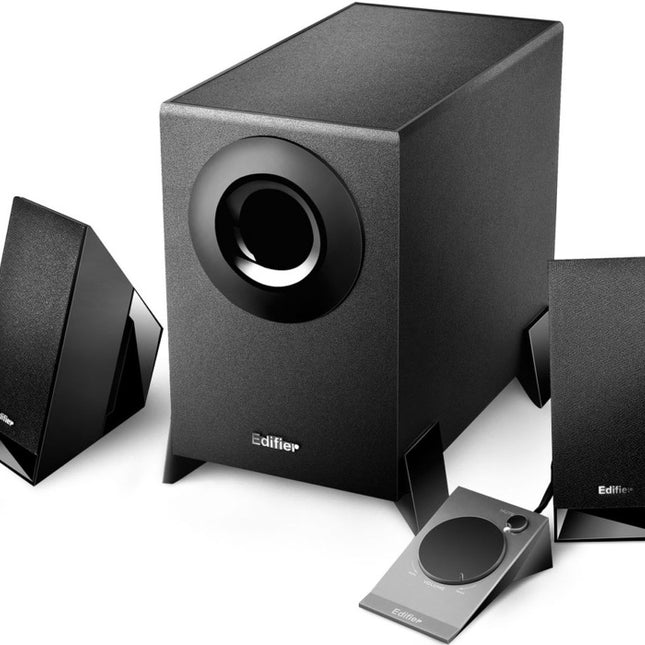 EDIFIER M1360 2.1 Multimedia Speakers - 3.5mm AUX/4INCH Subwoofer/Remote/RCA Remote Control input