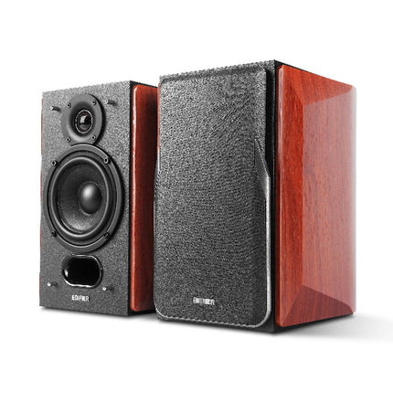 EDIFIER P17 Passive Bookshelf Speakers - Premium Wooden Enclosures/3/4inch Silk Dome Tweeters/4inch Bass Drivers/Wall-mount Brackets