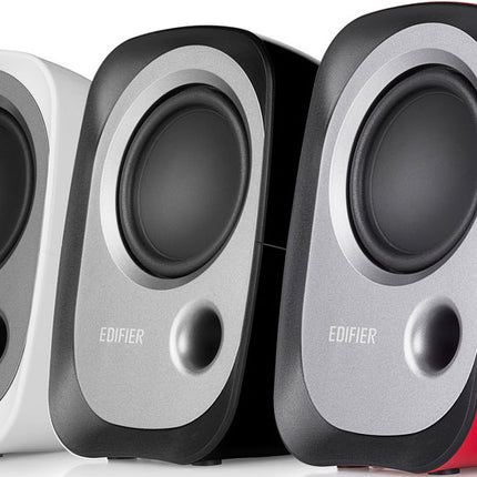 EDIFIER R12U USB Compact 2.0 Multimedia Speakers System (Black)- 3.5mm AUX/USB/Ideal for Desktop,Laptop,Tablet or Phone