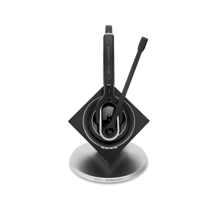 SENNHEISER DW Pro 2 - DECT Wireless Office headset with base station, for desk phone and PC, ultra NC Mic, Binaural, Lync certified